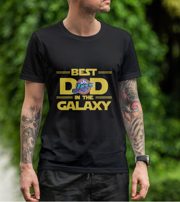 Best Utah Jazz Dad In The Galaxy T-Shirt