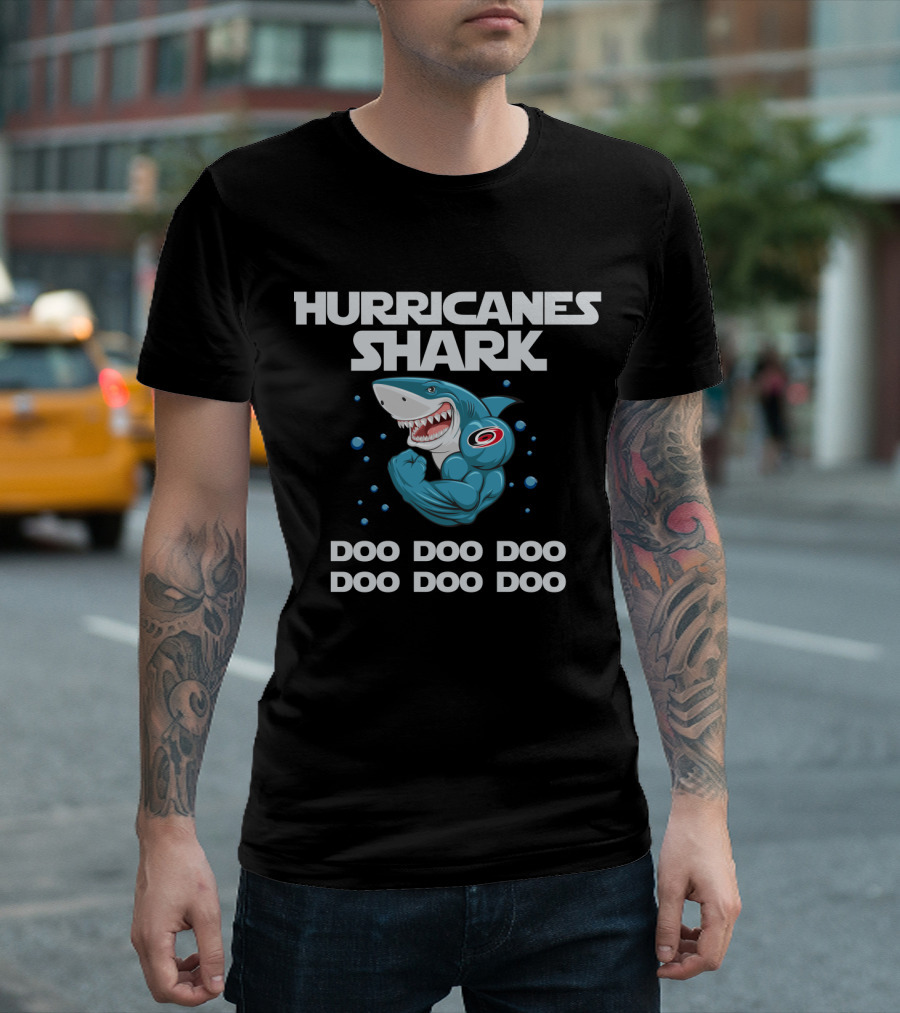 Hurricanes Shark Doo Doo Doo Nhl Carolina T-Shirt