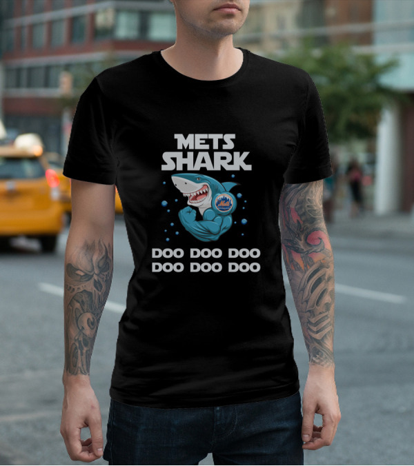 Mets Shark Doo Doo Doo Mets Mlb T-Shirt