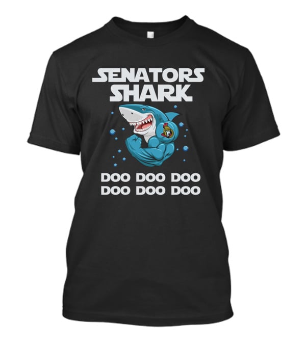 Senators Shark Doo Doo Doo Ottawa Nhl T-Shirt