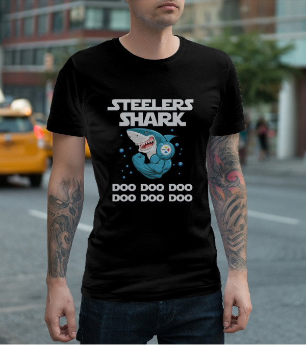 Steelers Shark Doo Doo Doo Nfl T-Shirt