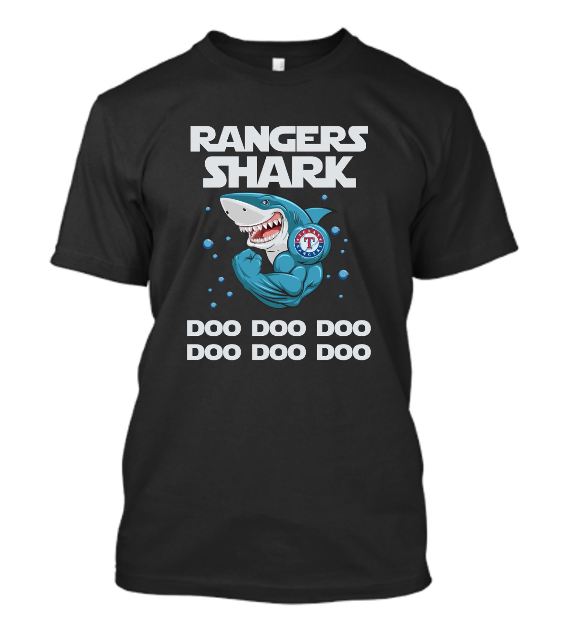 Rangers Shark Doo Doo Doo Texas Mlb T-Shirt