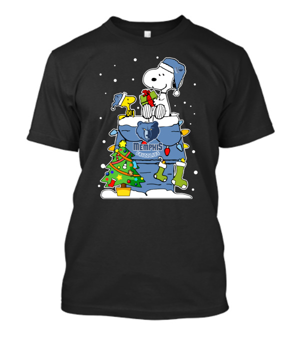Memphis Grizzlies Snoopy Christmas Lover T-Shirt