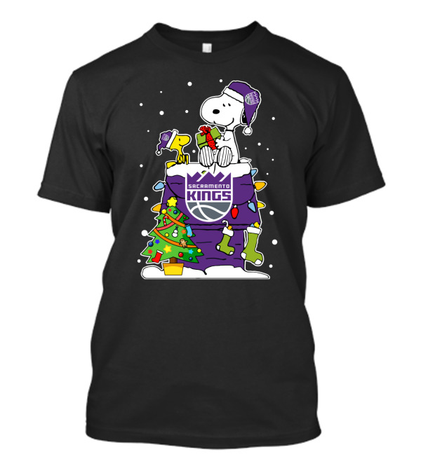 Sacramento Kings Snoopy Lover Christmas Surprise T-Shirt