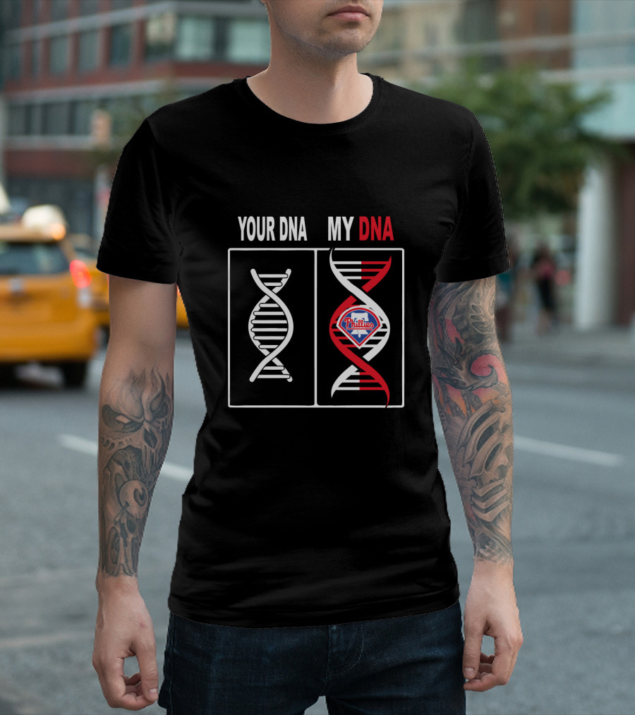 Philadelphia Phillies DNA Fan Identity With Team T-Shirt