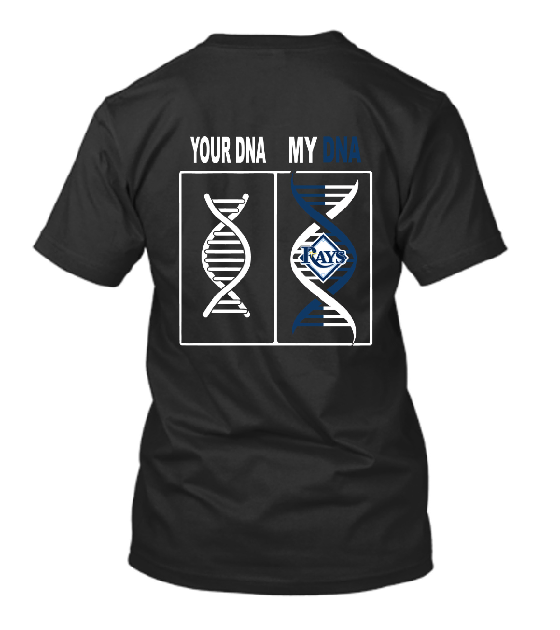 Tampa Bay Rays Baseball Fan DNA Connection T-Shirt