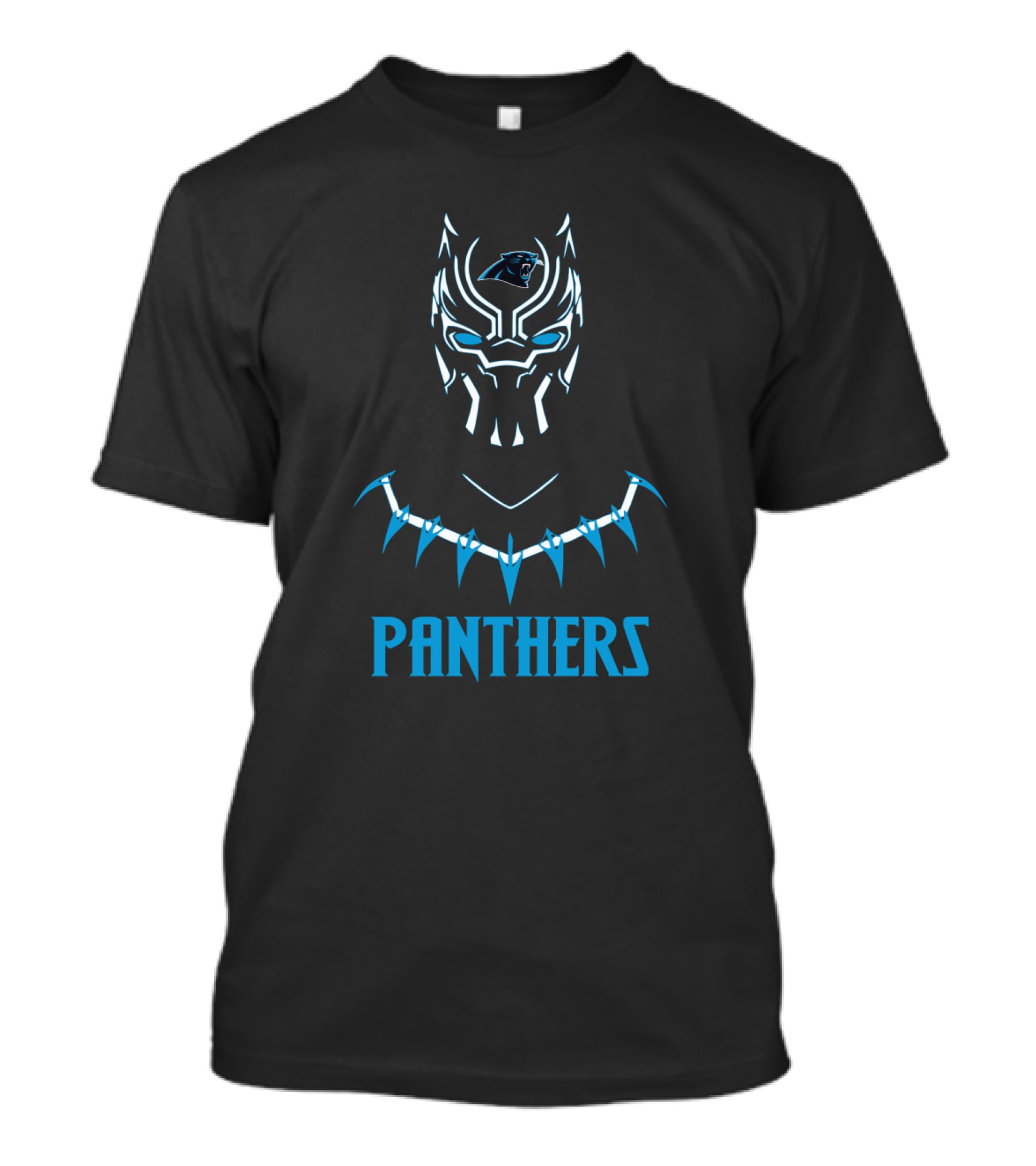 Carolina Panthers And Black Panther Fusion Fan T-Shirt