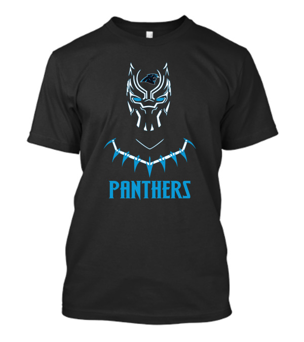 Carolina Panthers And Black Panther Fusion Fan T-Shirt
