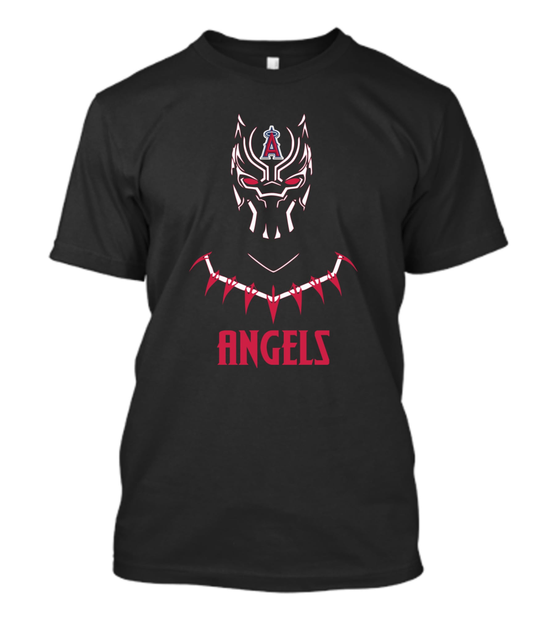 Black Panther Los Angeles Angels Fans T-Shirt