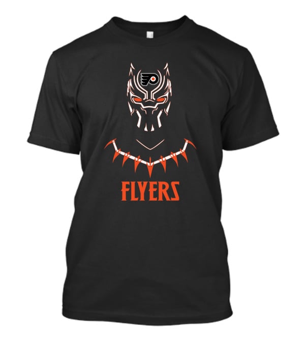 Philadelphia Flyers Black Panther Mask Fan T-Shirt