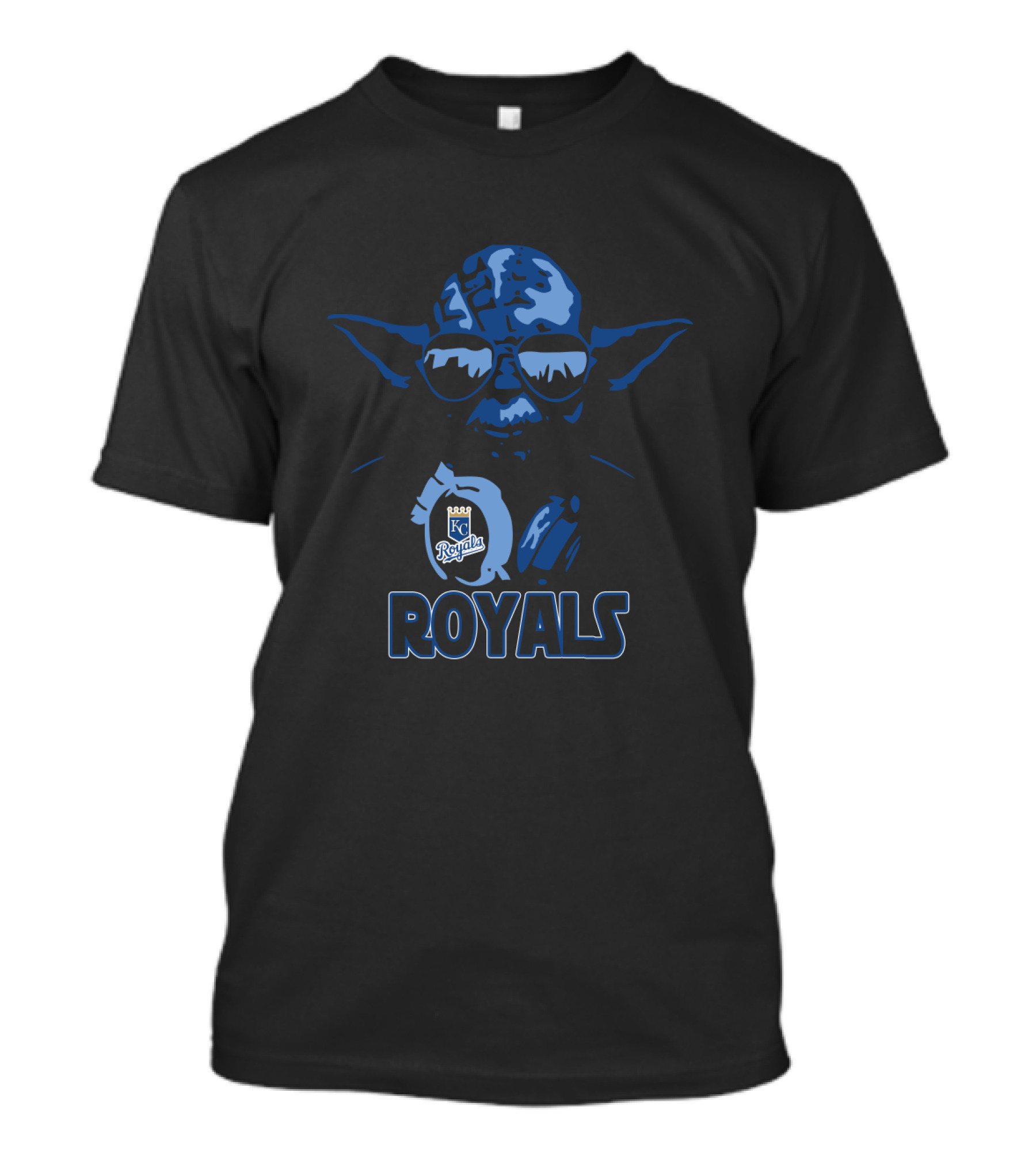 Yoda Royals KC Star Wars Kansas City Royals Fans T-Shirt