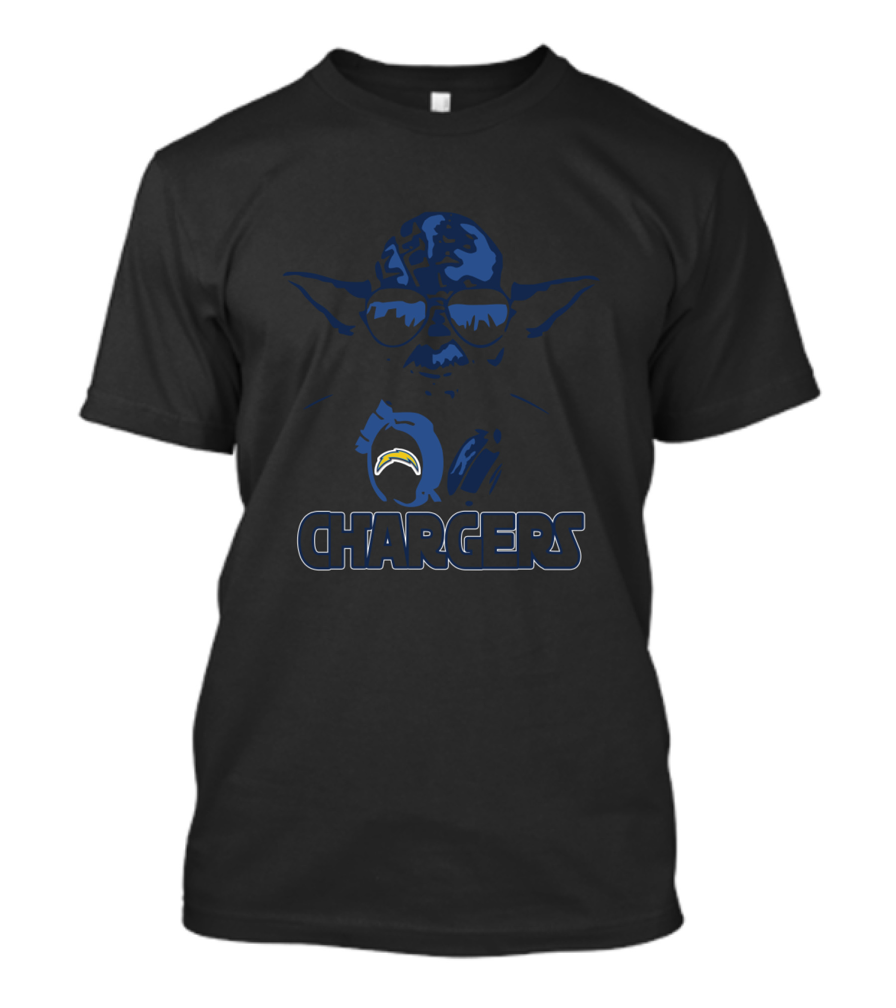 Yoda Star Wars Los Angeles Chargers Fans Chargers T-Shirt