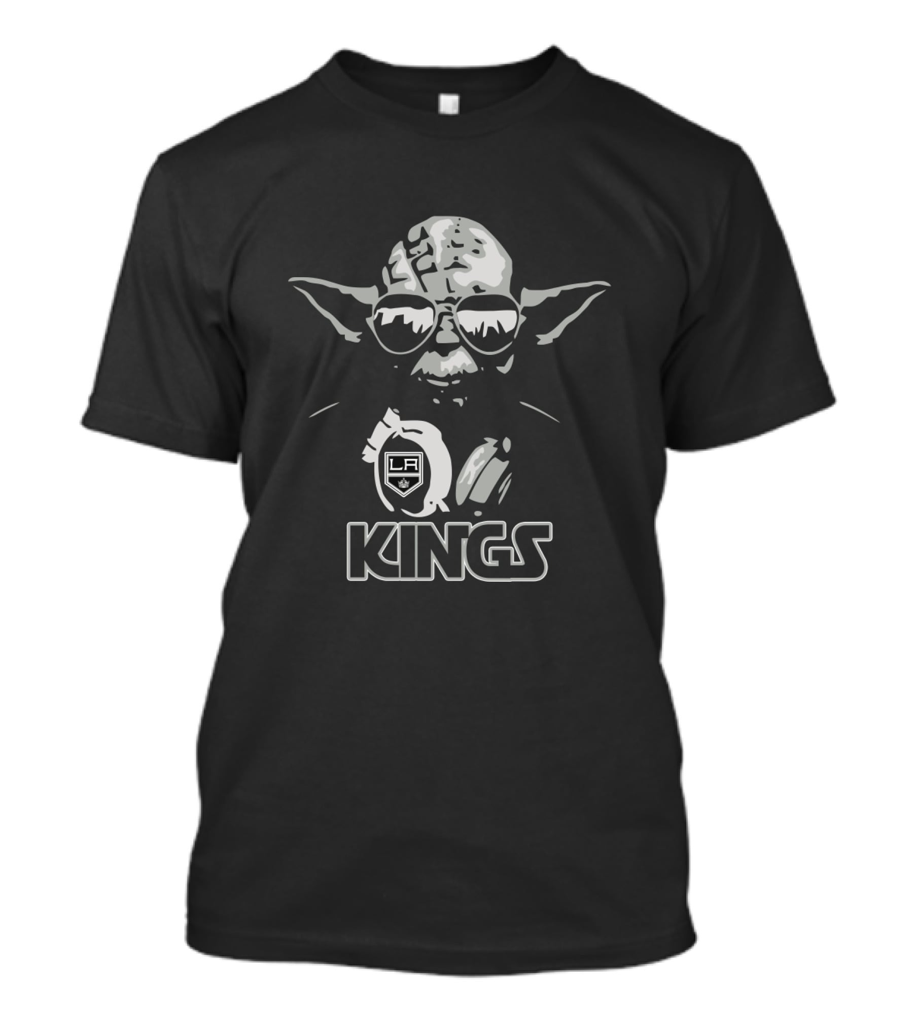 Yoda Star Wars LA Kings Hockey Fans T-Shirt