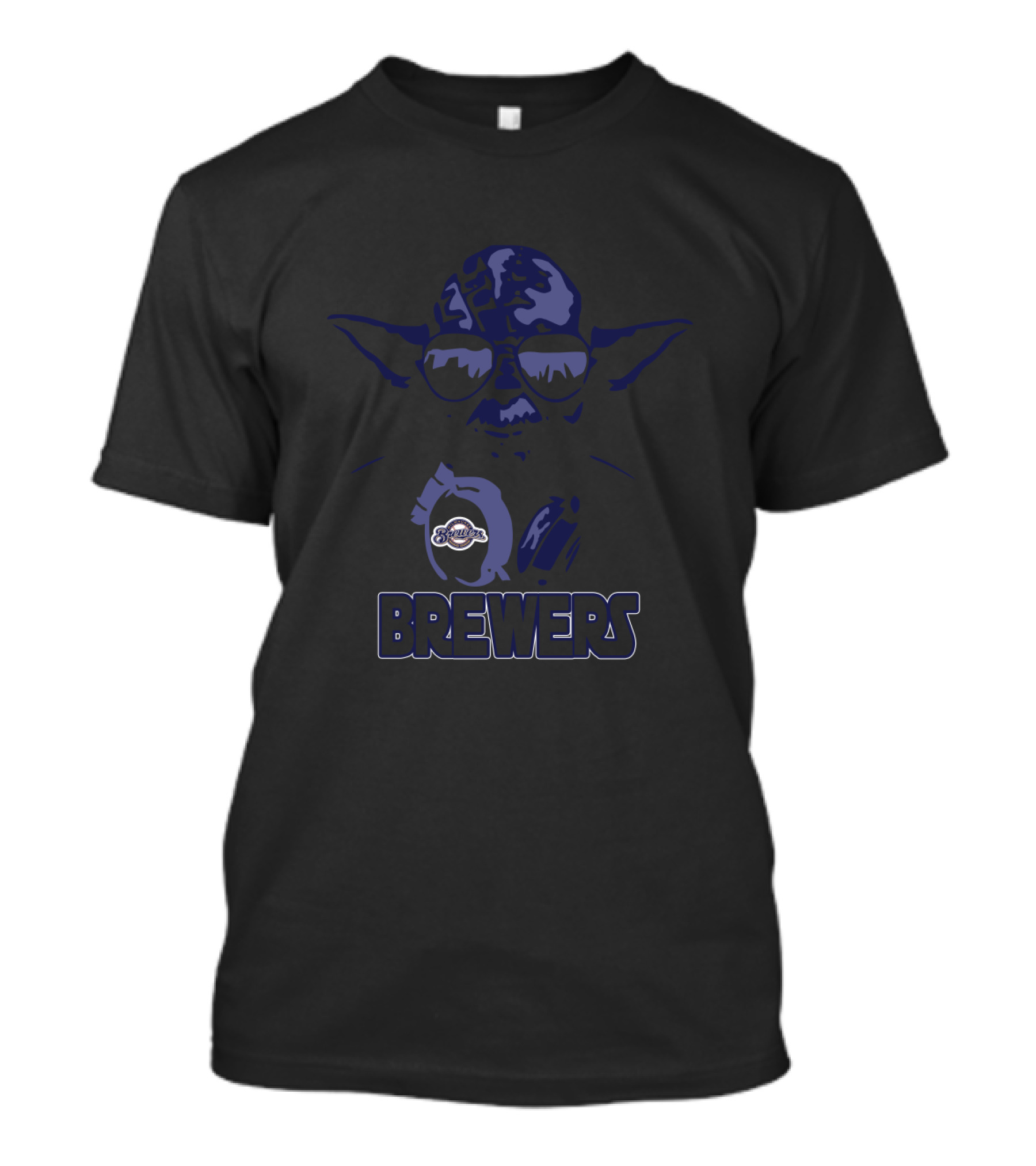 Yoda Milwaukee Brewers Star Wars Fans Iconic Mashup T-Shirt