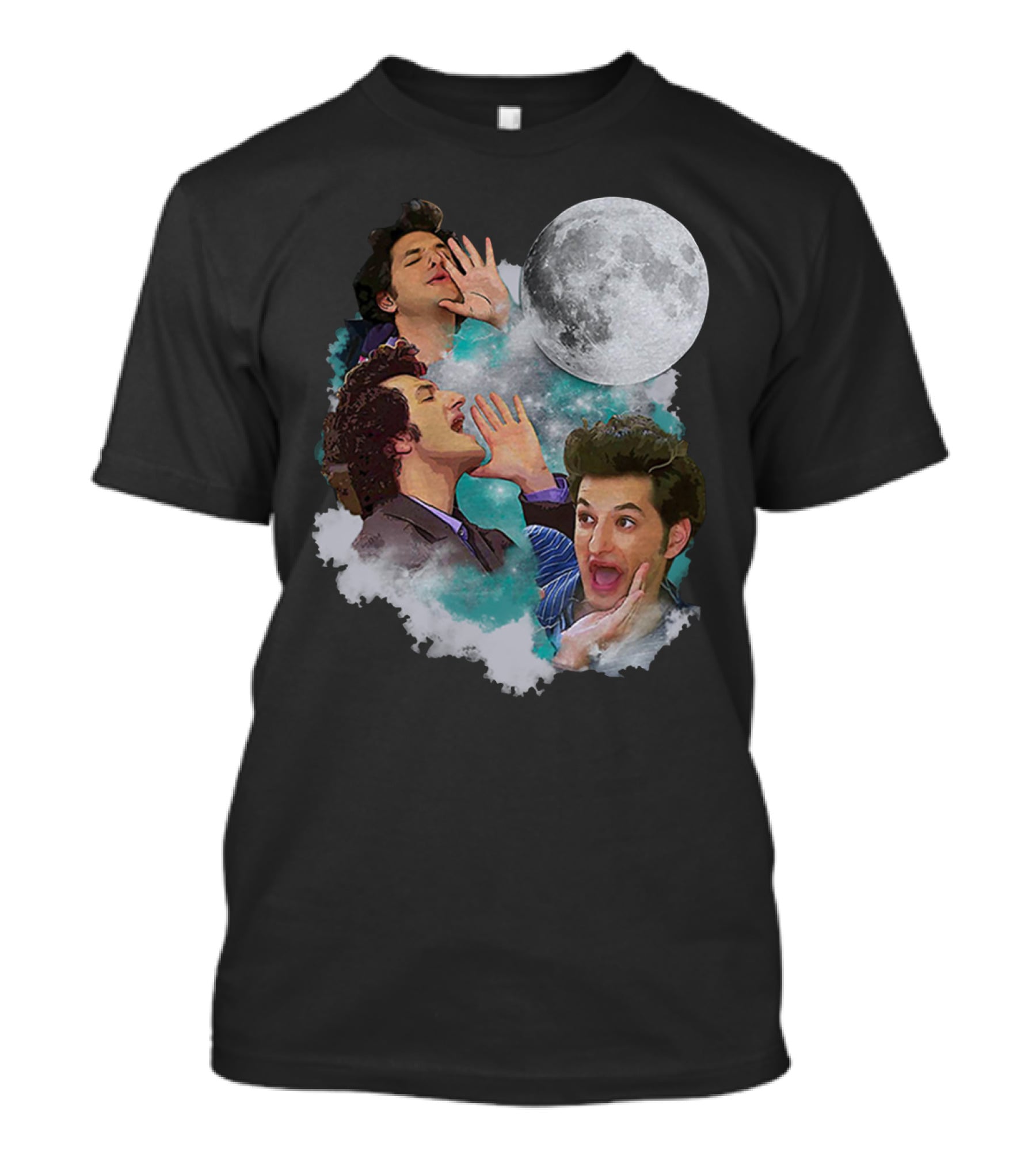 The Wooooorst Jean Ralphio Three Moon Scene Mashup T-Shirt