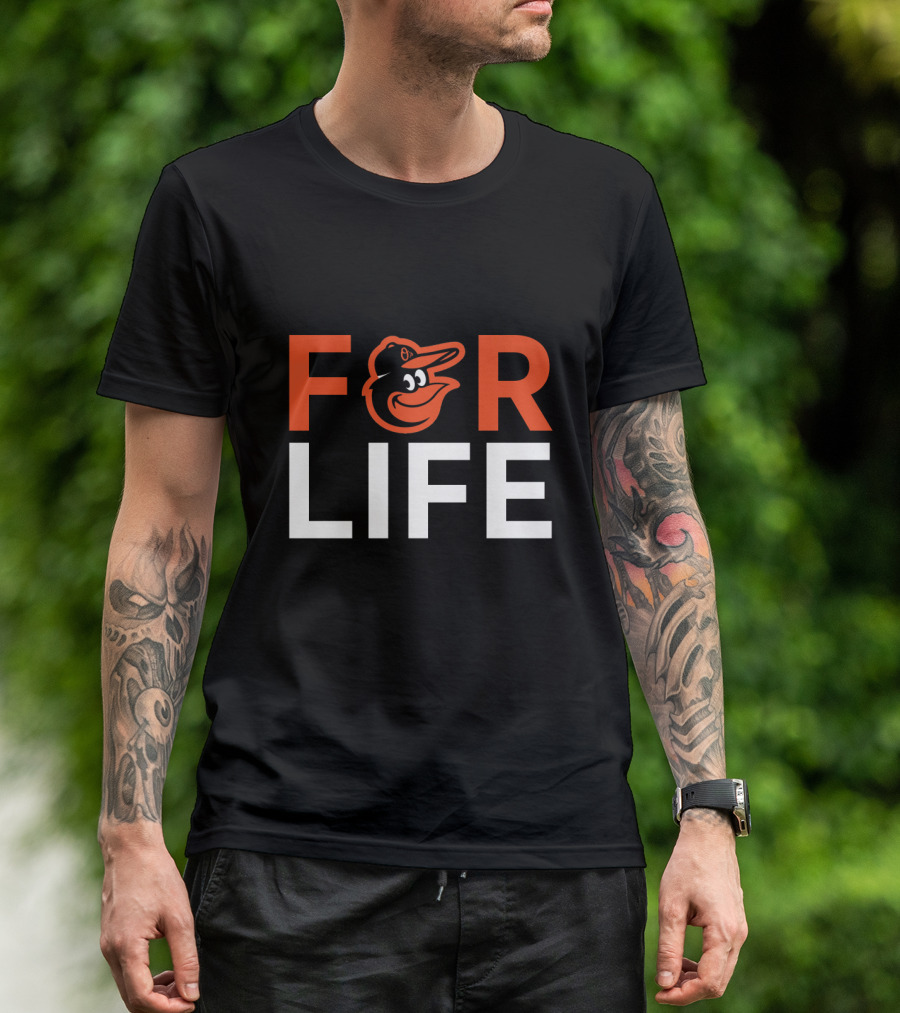Baltimore Orioles Fans For Life T-Shirt