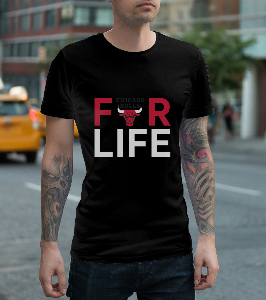 Chicago Bulls For Life Fan Loyalty T-Shirt