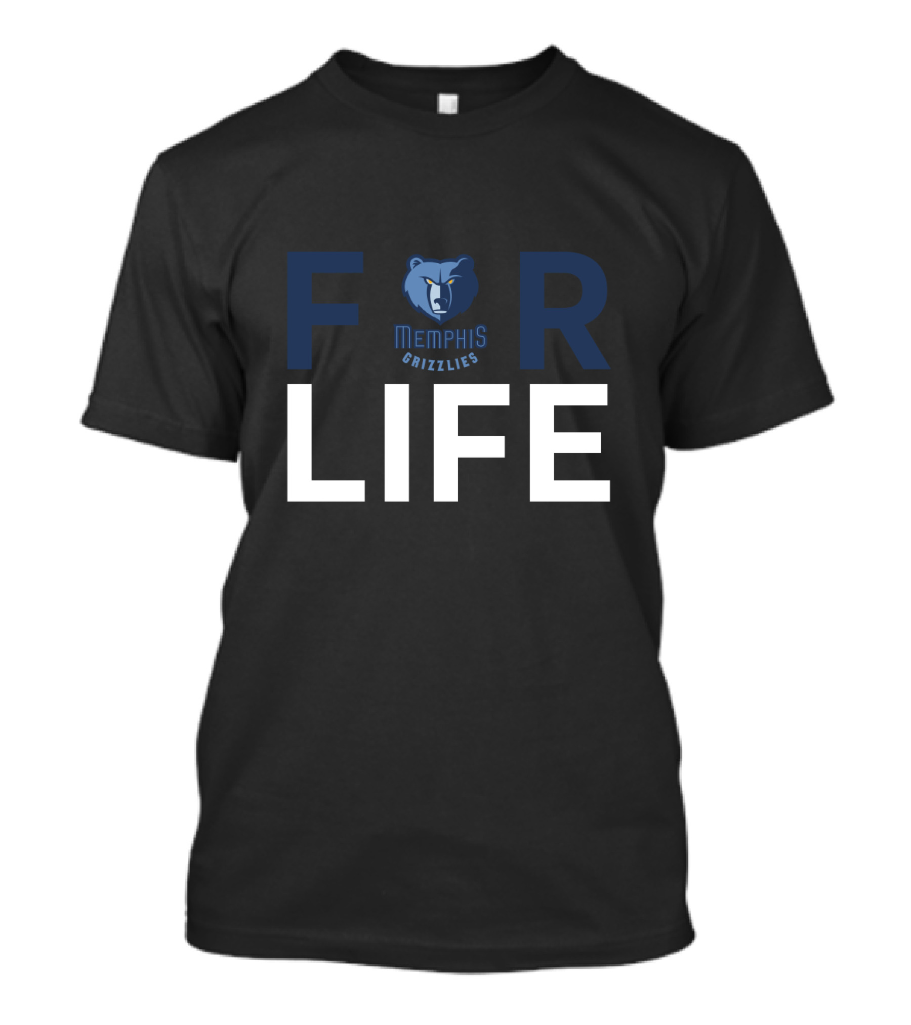 For Life Memphis Grizzlies Fan Support T-Shirt