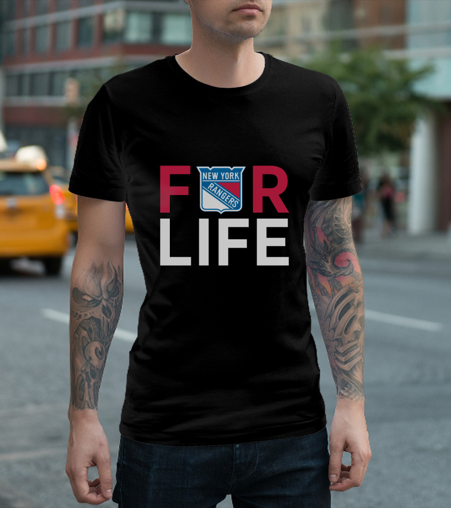 New York Rangers For Life Fans Loyalty T-Shirt