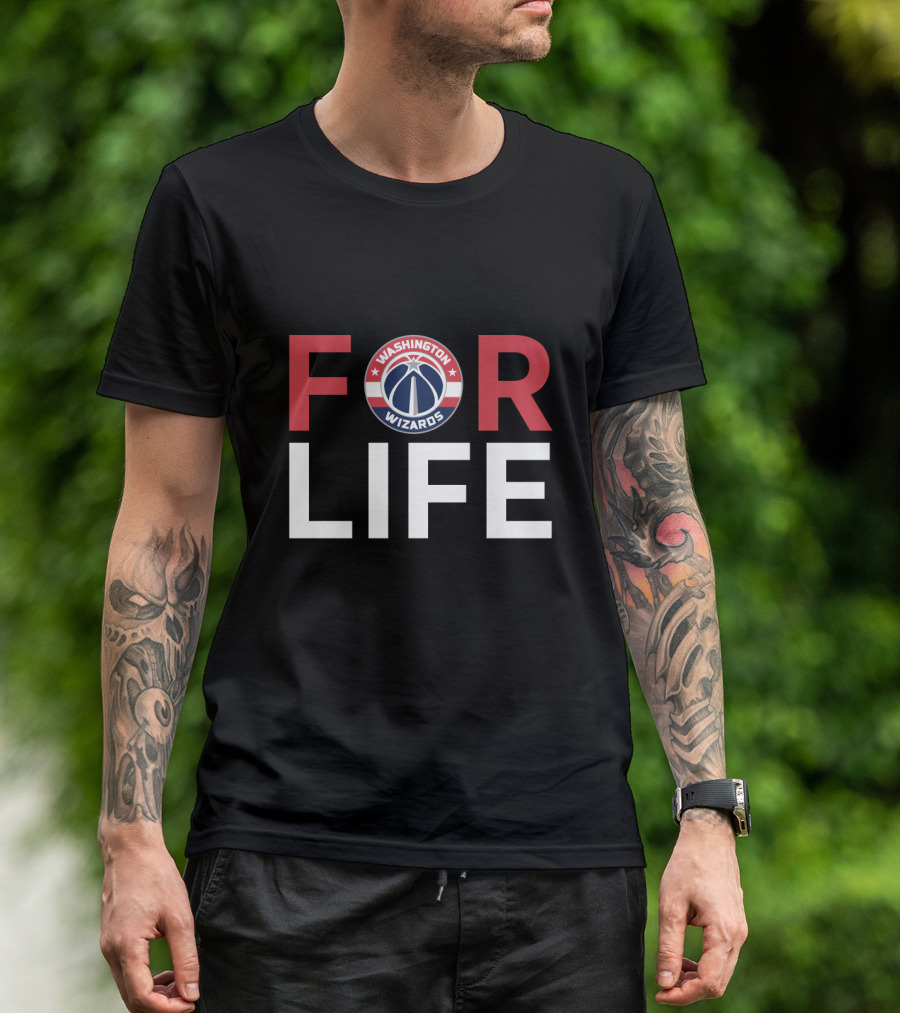 Washington Wizards For Life Fan Loyalty T-Shirt