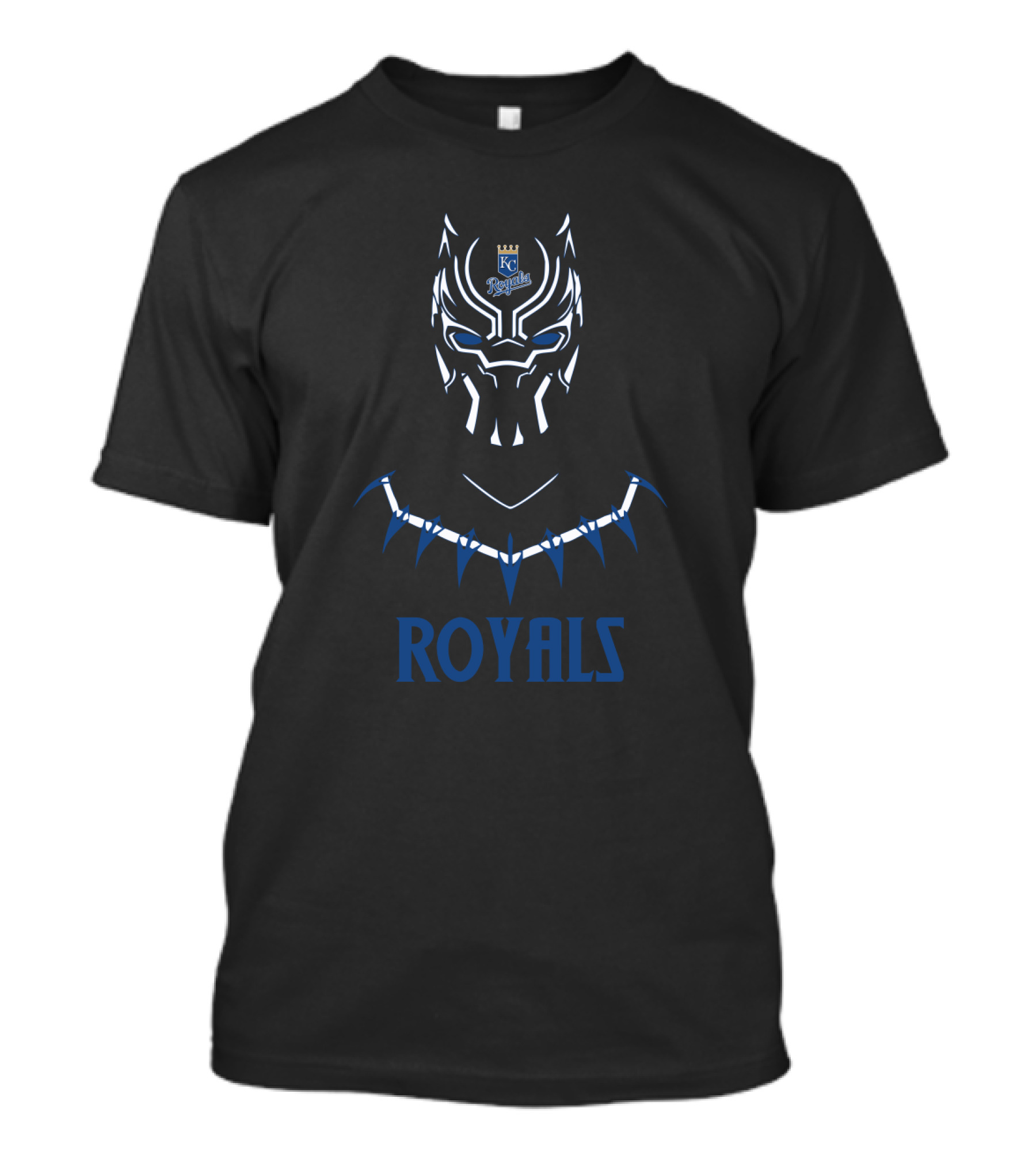 Kansas City Royals Black Panther Fans United T-Shirt