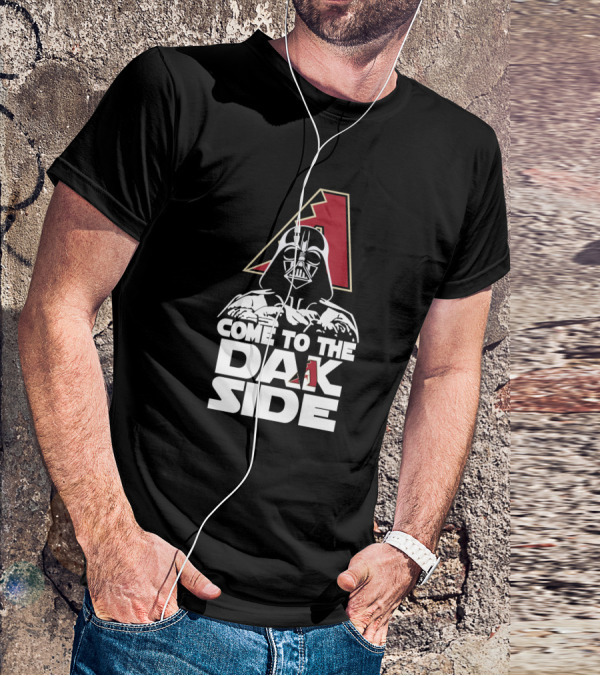 Come To The Dark Side Darth Vader Arizona Diamondbacks Fans T-Shirt