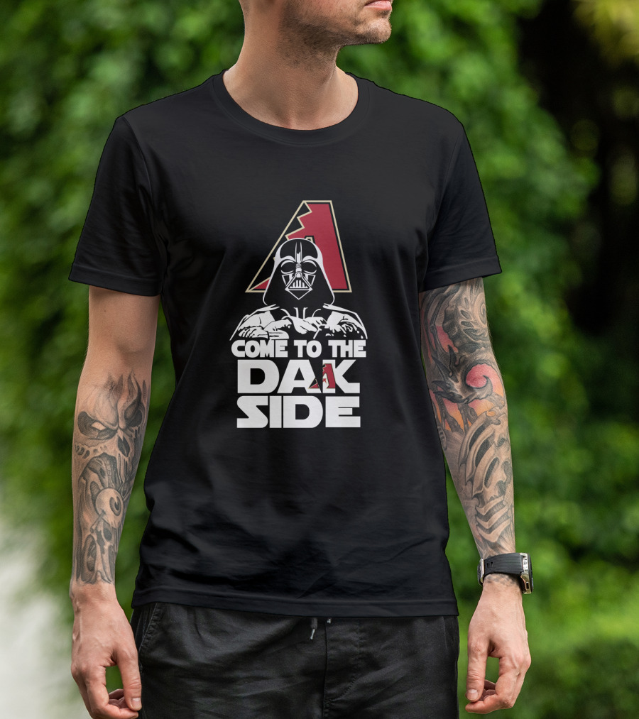 Come To The Dark Side Darth Vader Arizona Diamondbacks Fans T-Shirt