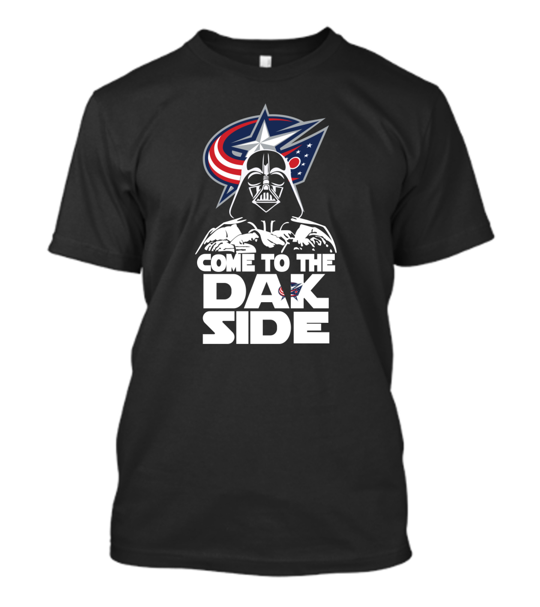 Come To The Dark Side Darth Vader Columbus Blue Jackets Fans T-Shirt