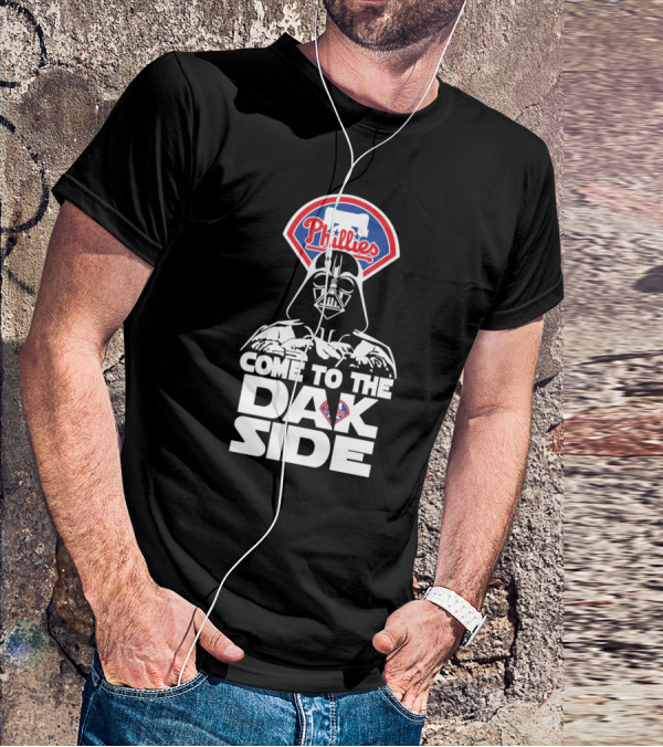 Philadelphia Phillies Fans Come To The Dark Side Darth Vader T-Shirt