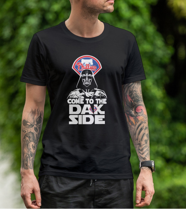 Philadelphia Phillies Fans Come To The Dark Side Darth Vader T-Shirt