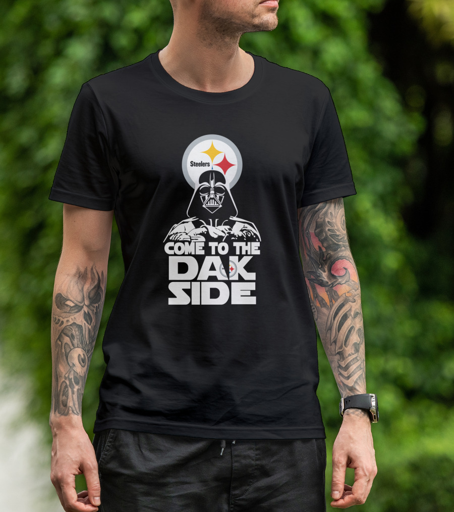 Darth Vader Come To The Dark Side Steelers Fans T-Shirt