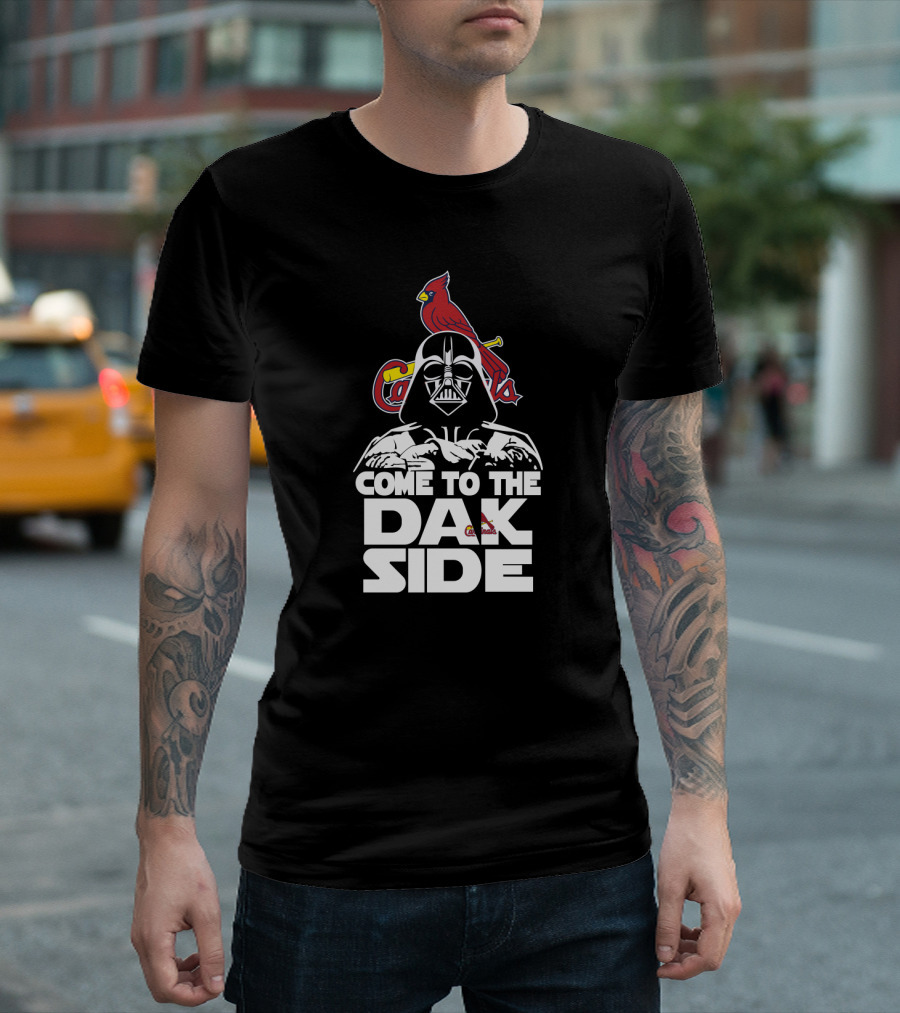 Darth Vader Come to the Dark Side St. Louis Cardinals Fans Cardinal T-Shirt