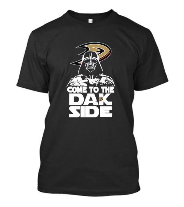 Darth Vader Come To The Dark Side Anaheim Ducks Fans T-Shirt