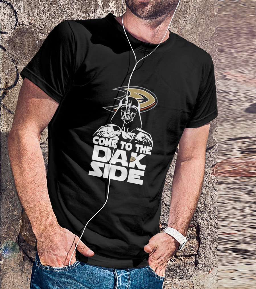 Darth Vader Come To The Dark Side Anaheim Ducks Fans T-Shirt