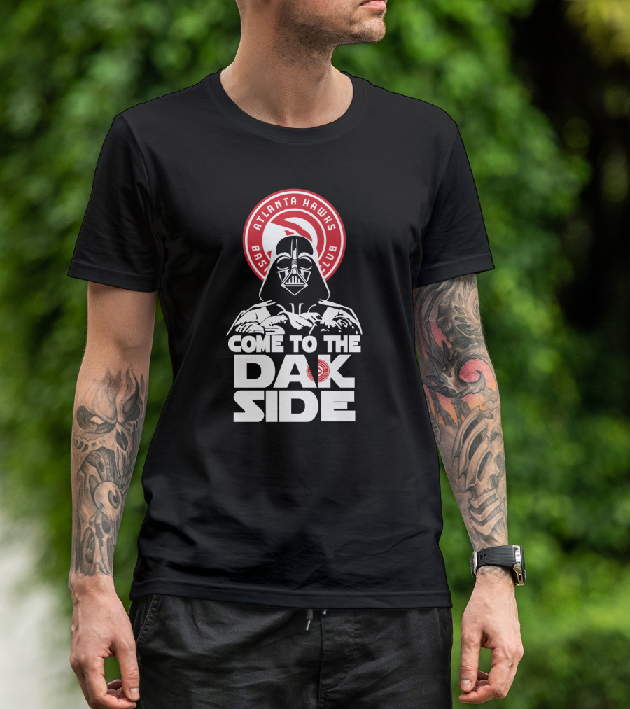 Darth Vader Come To The Dark Side Atlanta Hawks Fans T-Shirt