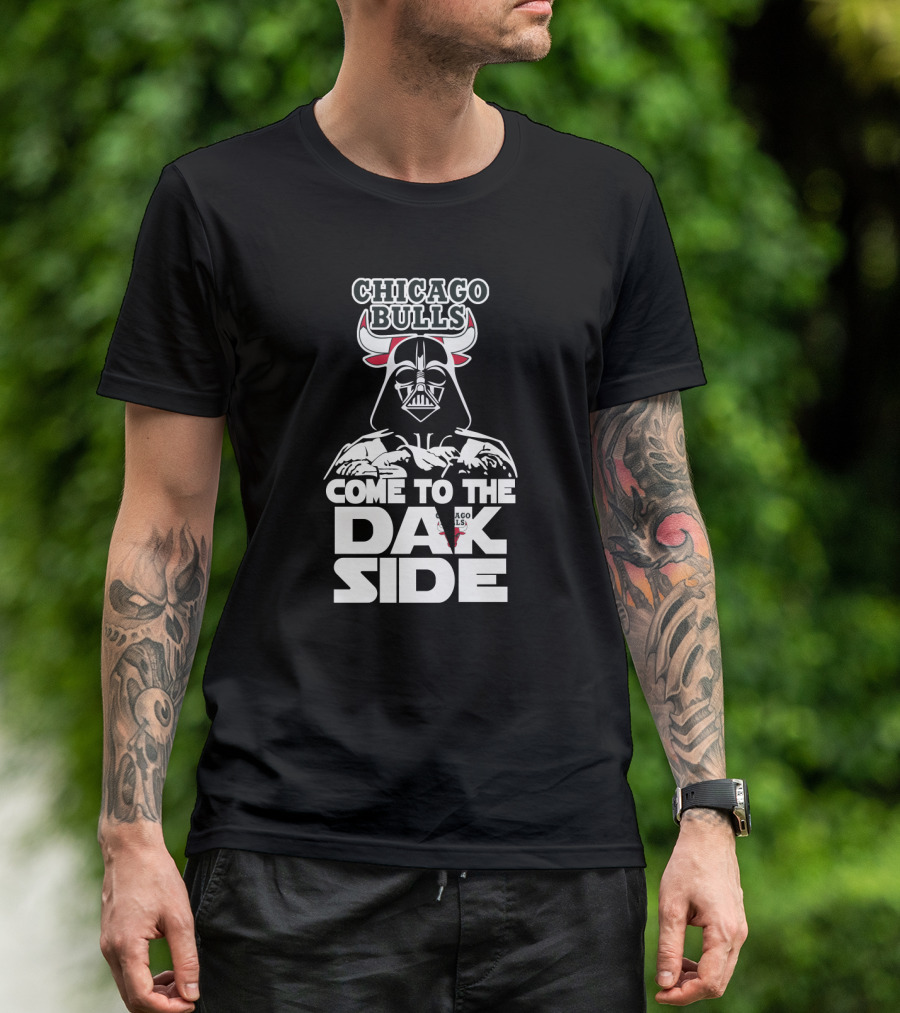 Chicago Bulls Darth Vader Come To The Dark Side T-Shirt