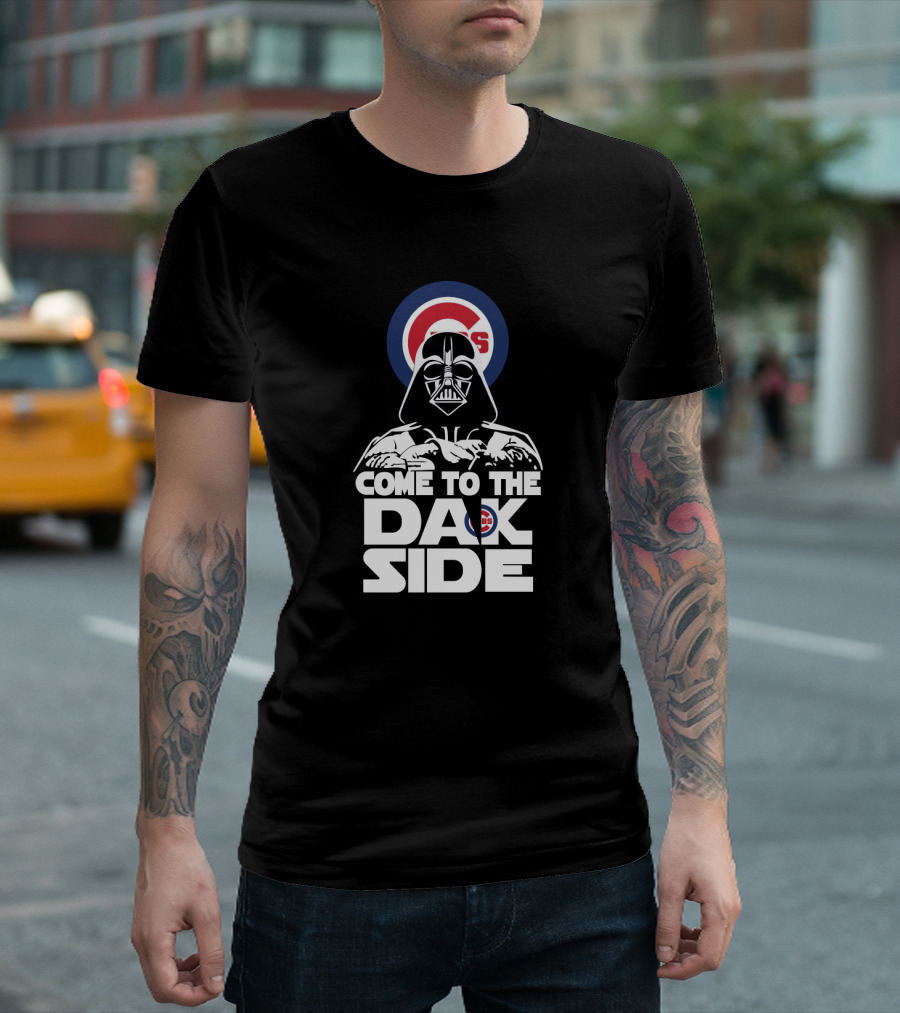 Come To The Dark Side Darth Vader Chicago Cubs Fans T-Shirt