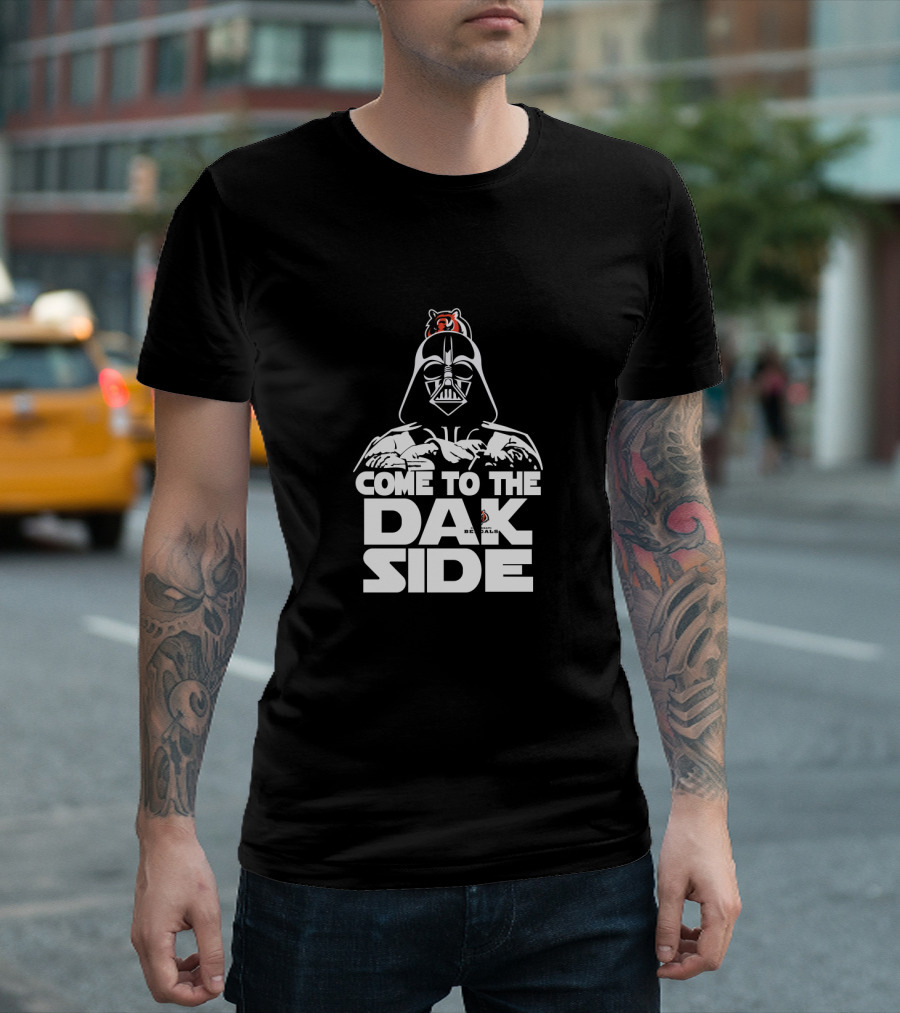 Come To The Dak Side Cincinnati Bengals Darth Vader T-Shirt
