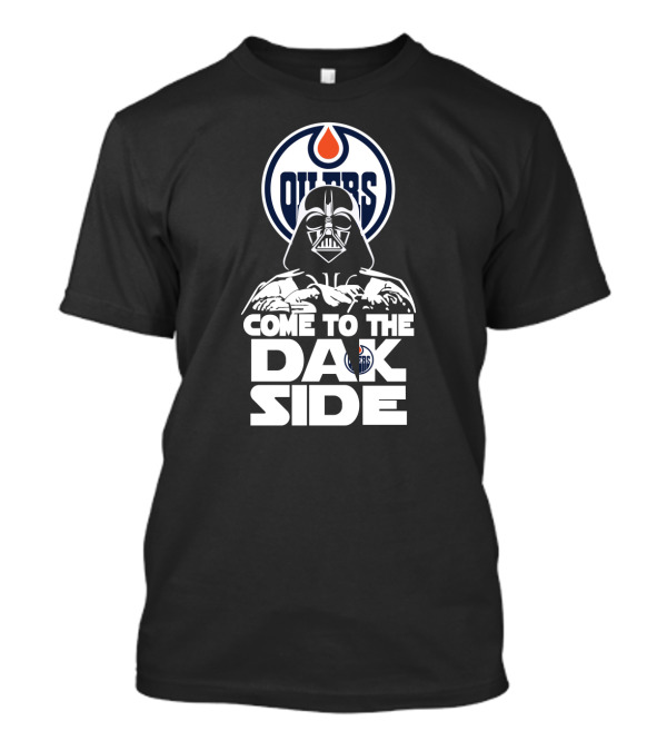 Edmonton Oilers Come To The Dark Side Darth Vader Fans T-Shirt