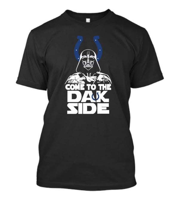 Come To The Dark Side Darth Vader Indianapolis Colts Fans T-Shirt