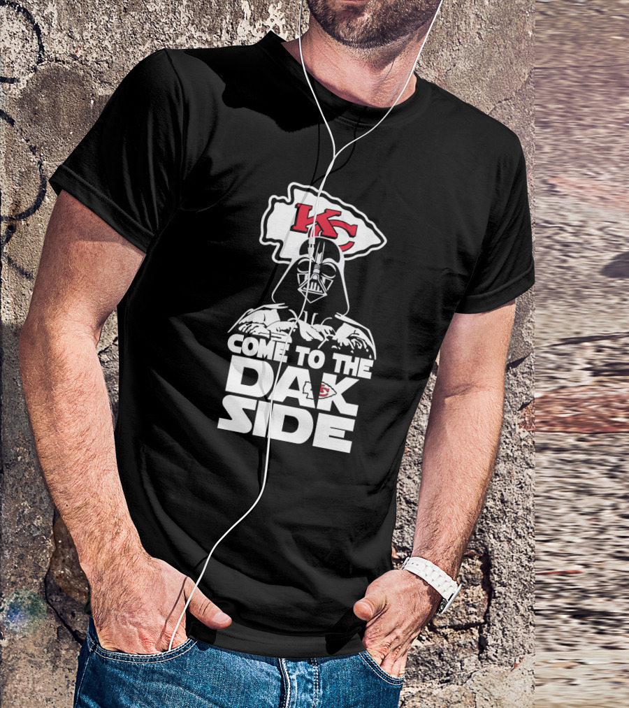Come To The Kc Side Darth Vader Kansas City Chiefs T-Shirt
