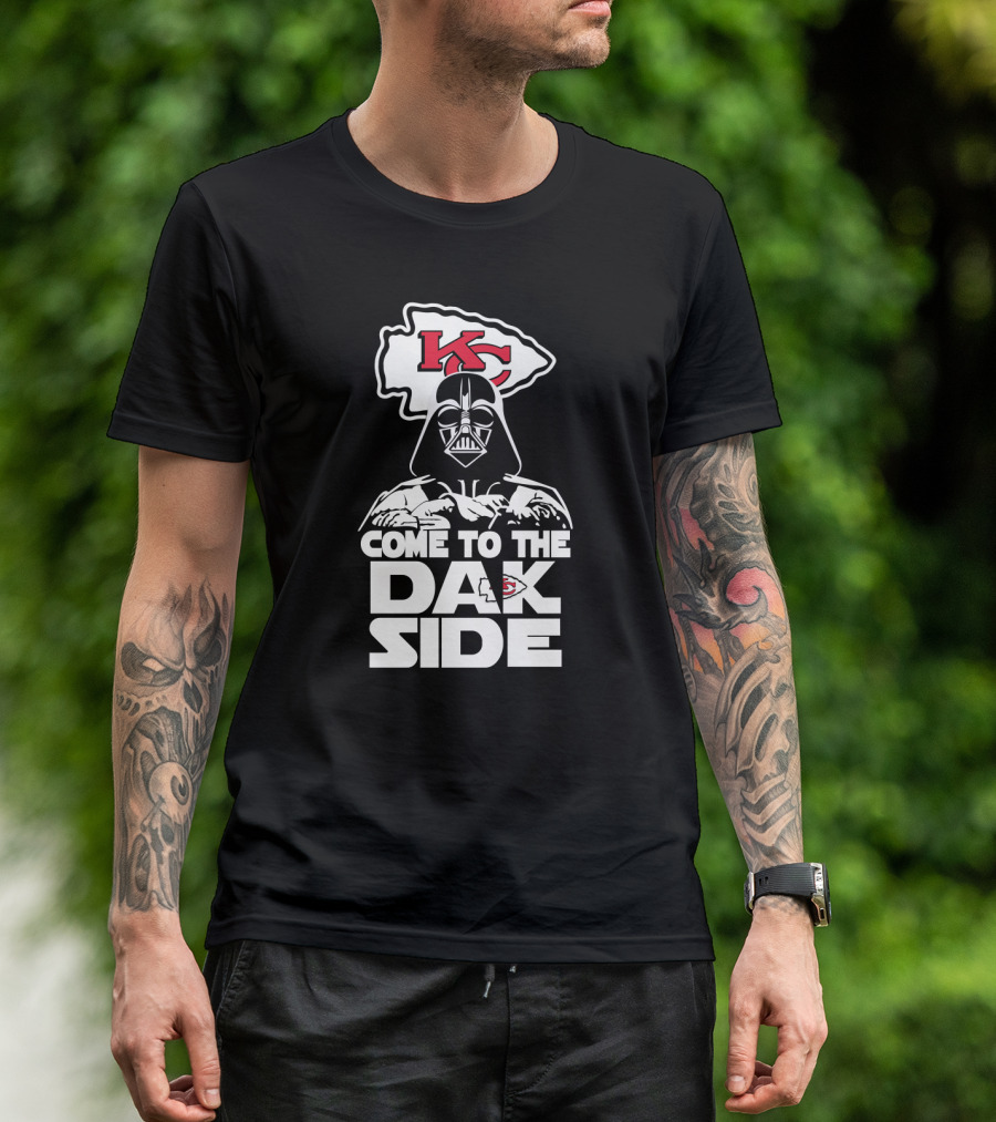 Come To The Kc Side Darth Vader Kansas City Chiefs T-Shirt