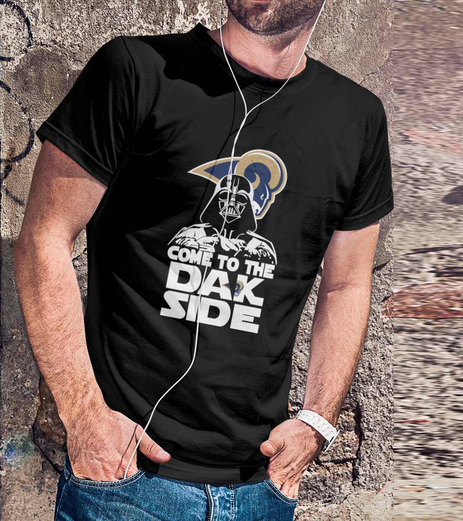 Darth Vader Come To The Dark Side Los Angeles Rams Fans T-Shirt