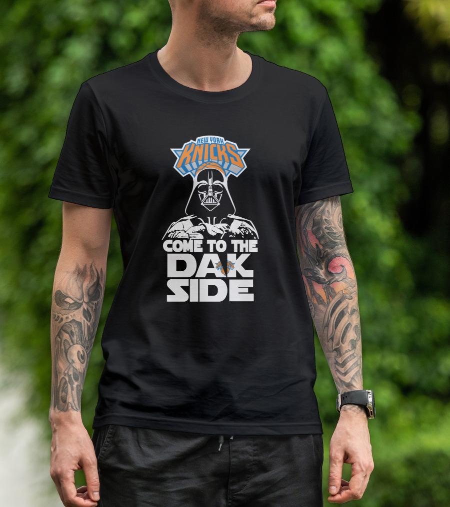 New York Knicks Come To The Dark Side Darth Vader T-Shirt