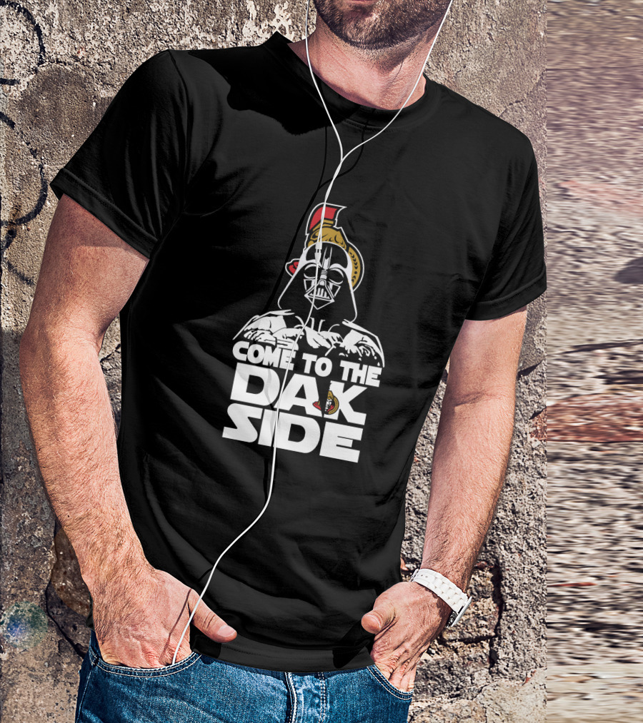 Darth Vader Come To The Dark Side Ottawa Senators Fans T-Shirt