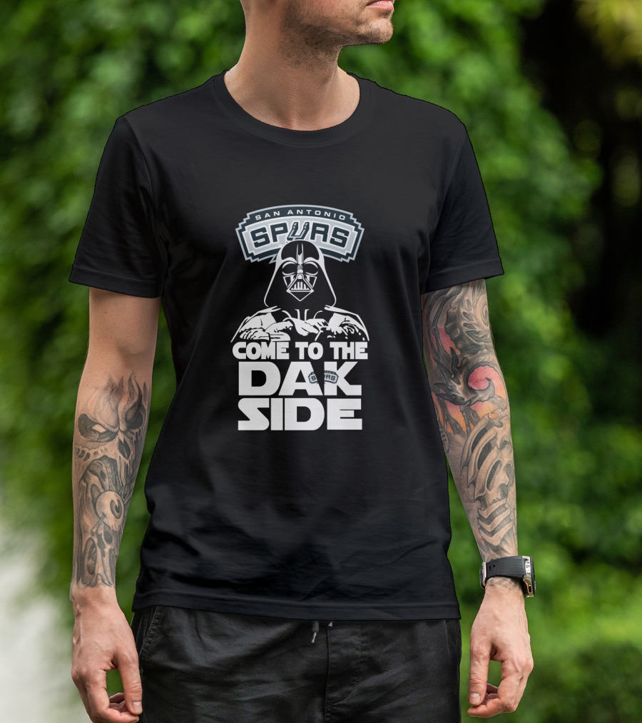 San Antonio Spurs Darth Vader Come To The Dark Side T-Shirt