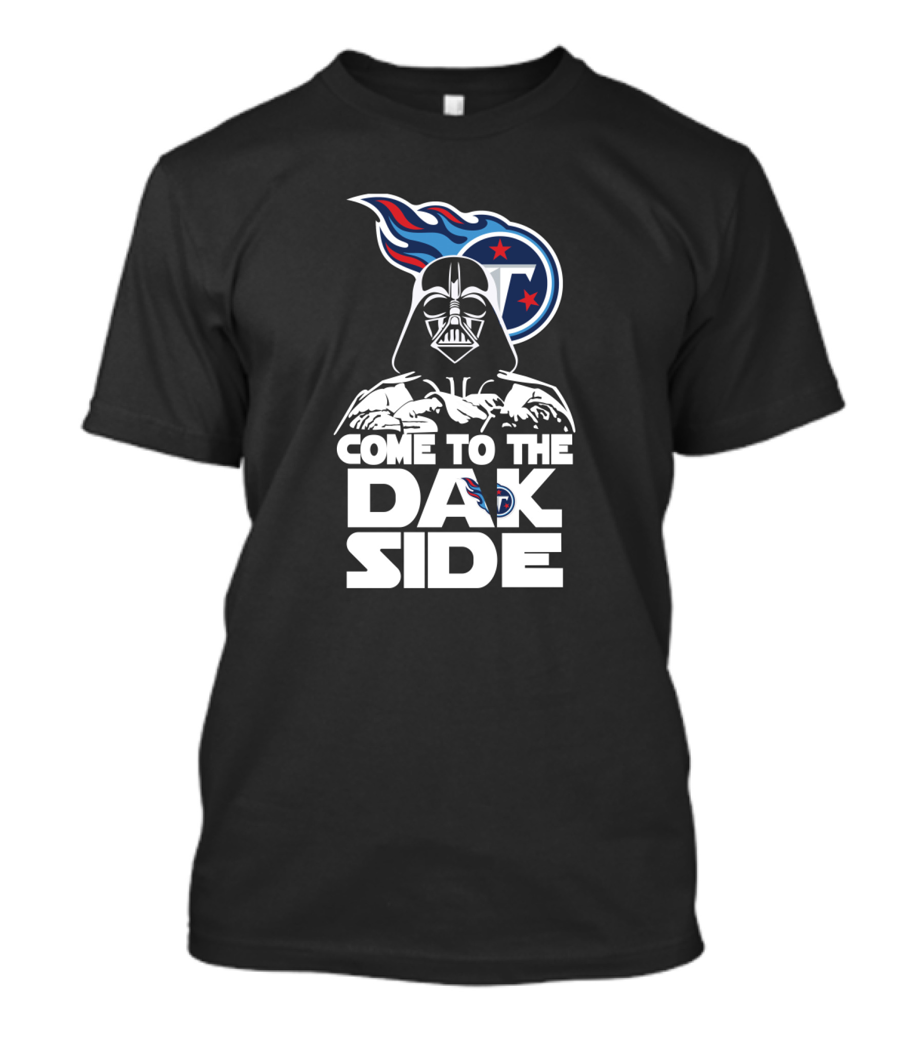 Darth Vader Tennessee Titans Come To The Dak Side T-Shirt