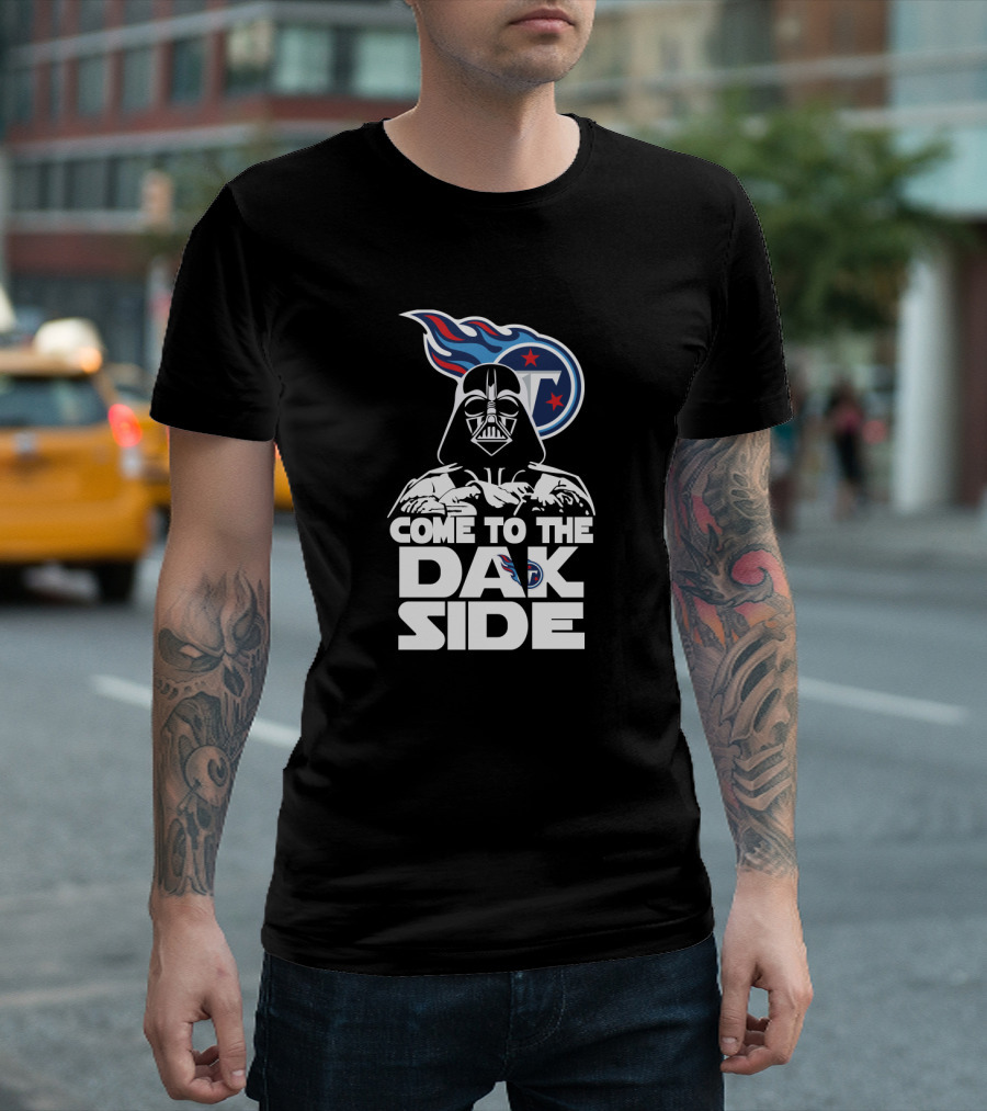 Darth Vader Tennessee Titans Come To The Dak Side T-Shirt