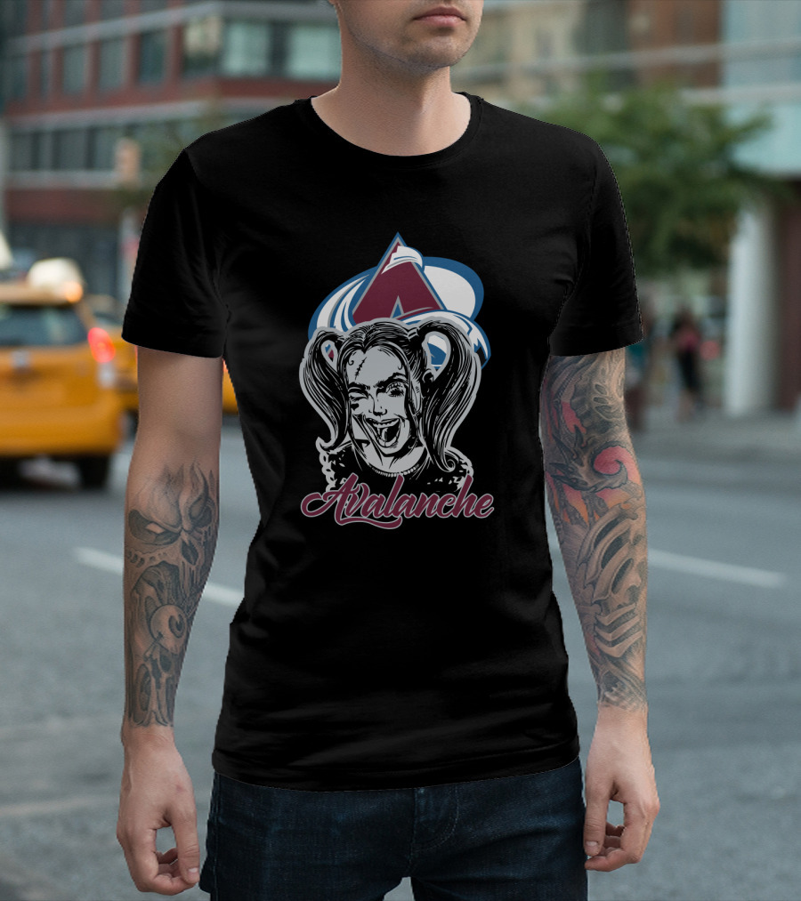 Avalanche Harley Quinn Colorado Fans T-Shirt