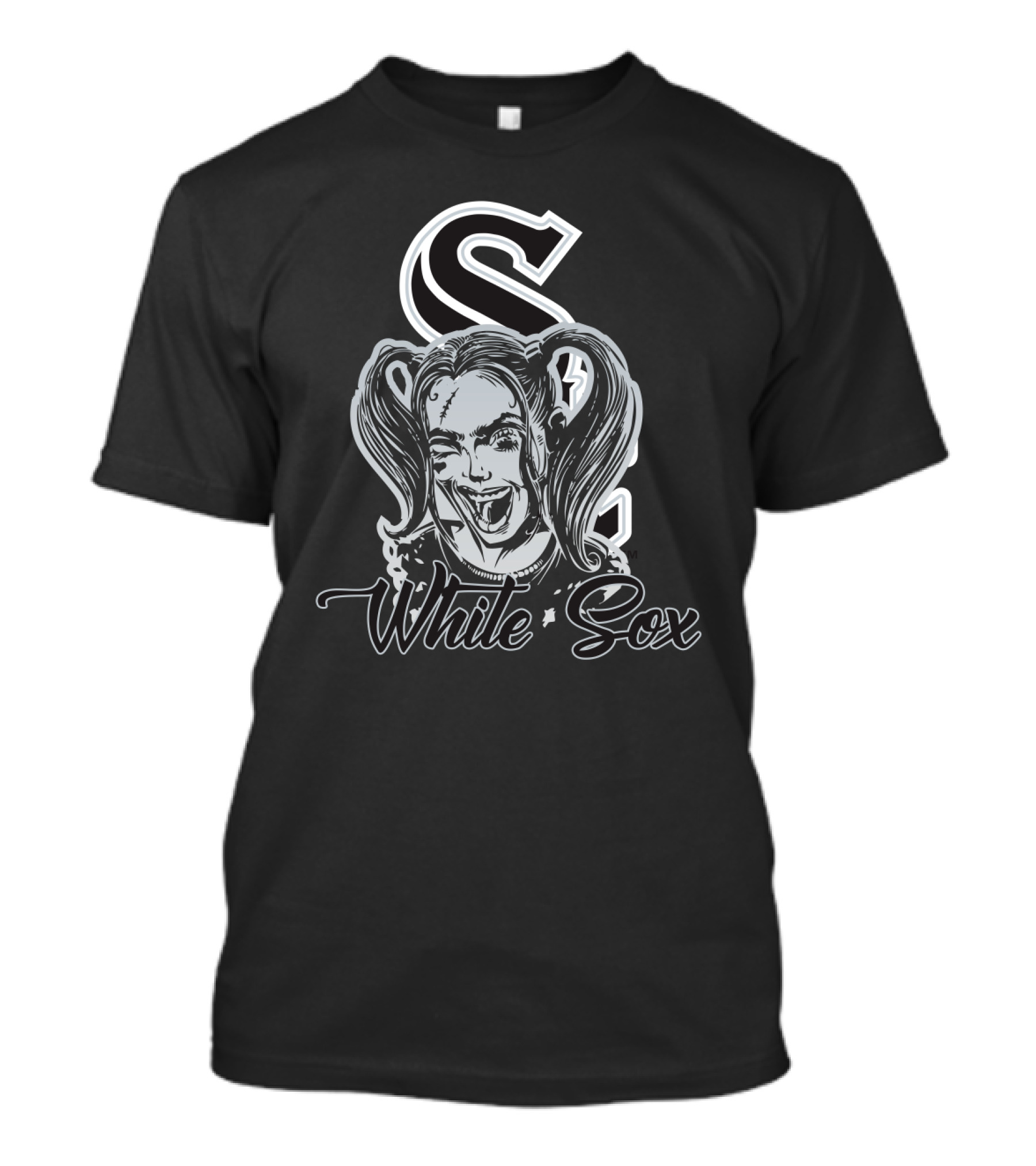 Harley Quinn With Chicago White Sox T-Shirt